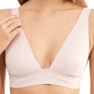 Free People Scuba Bralette Pink Blush Large